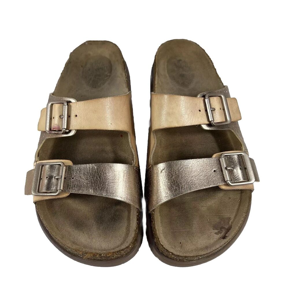 Time And Tru 8.5‎ Sandals Comfortable Footbed Slides Platform Arizona Women's
